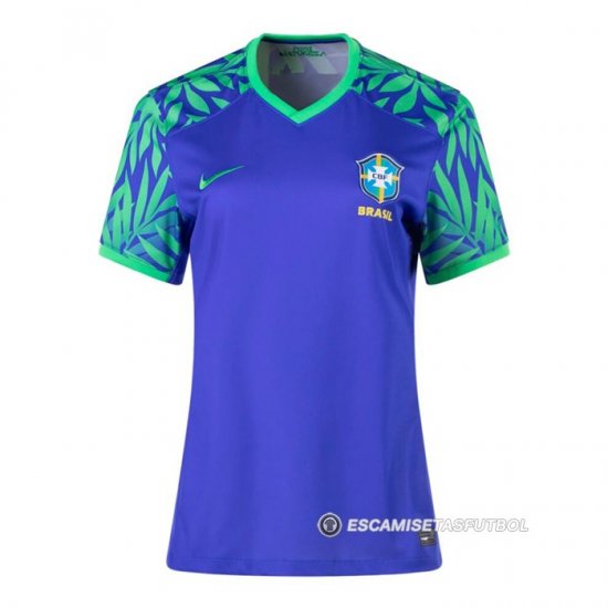 Camiseta Brasil 2ª Mujer 2023 - Haga un click en la imagen para cerrar