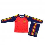 Camiseta Espana 1ª Manga Larga Nino 2026