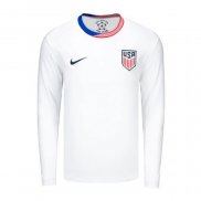 Camiseta Estados Unidos 1ª Manga Larga 2024