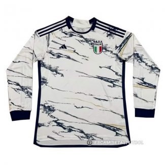 Camiseta Italia 2ª Manga Larga 23-24