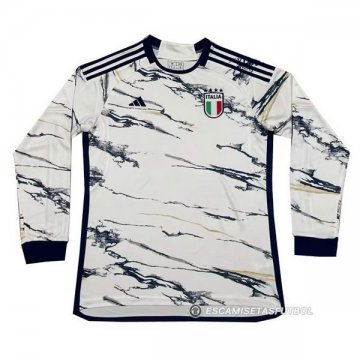 Camiseta Italia 2ª Manga Larga 23-24