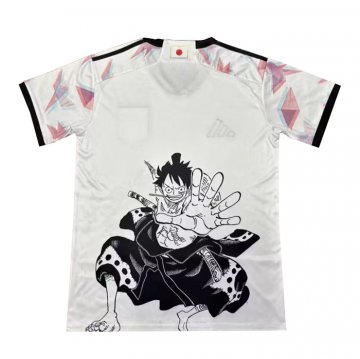 Camiseta Japon Anime Luffy 24-25 Blanco
