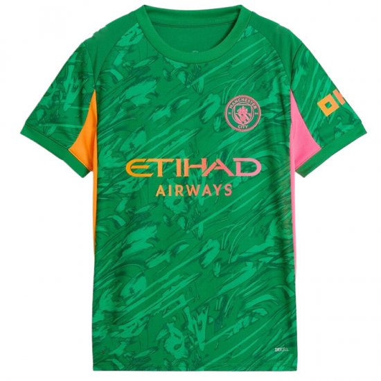 Camiseta Manchester City Portero 25-26 Verde - Haga un click en la imagen para cerrar