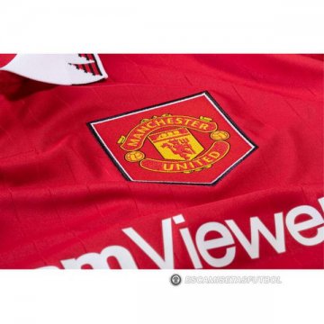 Camiseta Manchester United 1ª Manga Larga 22-23