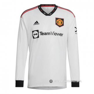 Camiseta Manchester United 2ª Manga Larga 22-23