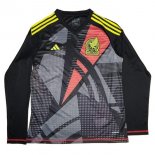 Camiseta Mexico Portero Manga Larga 2024 Negro