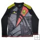 Camiseta Mexico Portero Manga Larga 2024 Negro