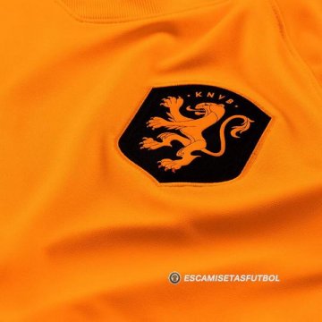 Camiseta Paises Bajos 1ª Mujer Euro 2022