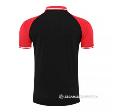 Camiseta Polo del Ajax 22-23 Negro y Rojo