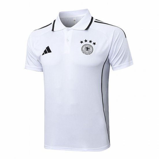Camiseta Polo del Alemania 25-26 Blanco - Haga un click en la imagen para cerrar