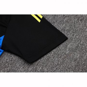 Camiseta Polo del Manchester United 25-26 Negro Amarillo