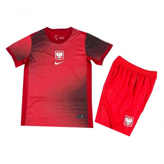 Camiseta Polonia 2ª Nino 2024 - Haga un click en la imagen para cerrar