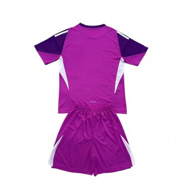 Camiseta Real Madrid Portero Nino 25-26 Purpura