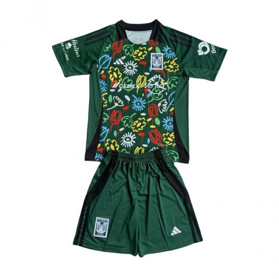 Camiseta Tigres UANL Special Nino 24-25 Verde - Haga un click en la imagen para cerrar