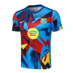 Camiseta de Entrenamiento Barcelona 25-26 Azul Rojo