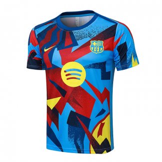 Camiseta de Entrenamiento Barcelona 25-26 Azul Rojo