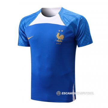 Camiseta de Entrenamiento Francia 22-23 Azul