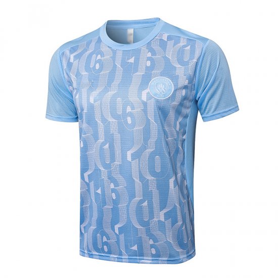 Camiseta de Entrenamiento Manchester City 2024-25 Azul - Haga un click en la imagen para cerrar
