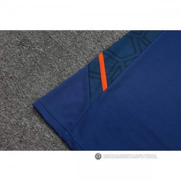 Camiseta de Entrenamiento Manchester United 2022-23 Azul