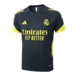 Camiseta de Entrenamiento Real Madrid 25-26 Negro Amarillo
