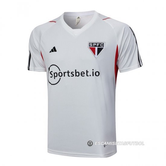 Camiseta de Entrenamiento Sao Paulo 23-24 Gris - Haga un click en la imagen para cerrar