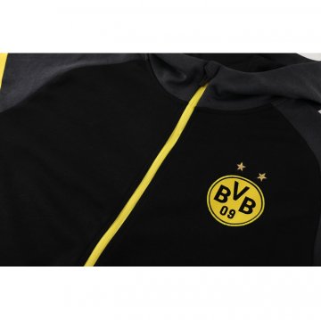 Chandal con Capucha del Borussia Dortmund 24-25 Negro
