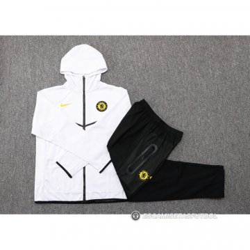 Chandal con Capucha del Chelsea 22-23 Blanco