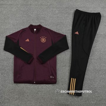 Chandal de Chaqueta del Alemania 22-23 Rojo