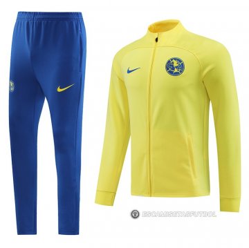 Chandal de Chaqueta del America 23-24 Amarillo