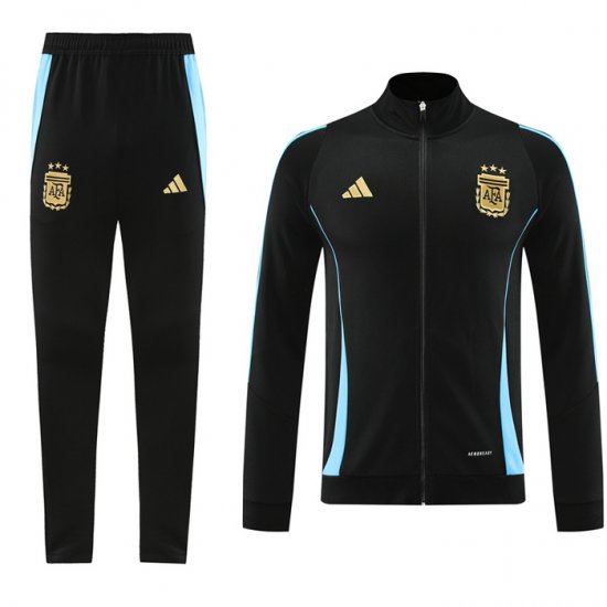 Chandal de Chaqueta del Argentina 24-25 Negro - Haga un click en la imagen para cerrar