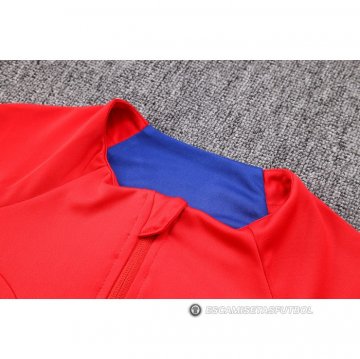Chandal de Chaqueta del Atletico Madrid 2022-23 Rojo
