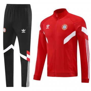 Chandal de Chaqueta del Bayern Munich Nino 24-25 Rojo Blanco
