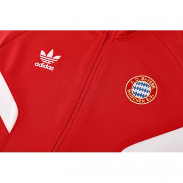 Chandal de Chaqueta del Bayern Munich Nino 24-25 Rojo Blanco