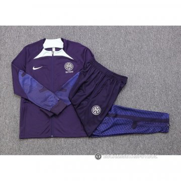 Chandal de Chaqueta del Inter Milan 22-23 Purpura