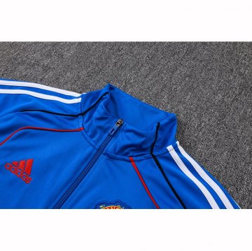 Chandal de Chaqueta del Manchester United Nino 25-26 Azul