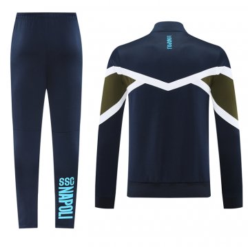 Chandal de Chaqueta del Napoli 24-25 Azul Verde