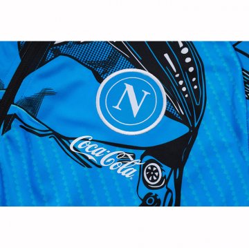 Chandal de Chaqueta del Napoli Nino 25-26 Azul