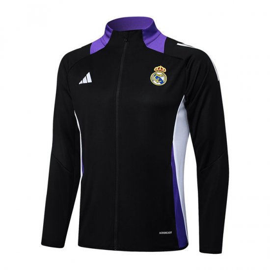 Chandal de Chaqueta del Real Madrid 2024-25 Negro - Haga un click en la imagen para cerrar