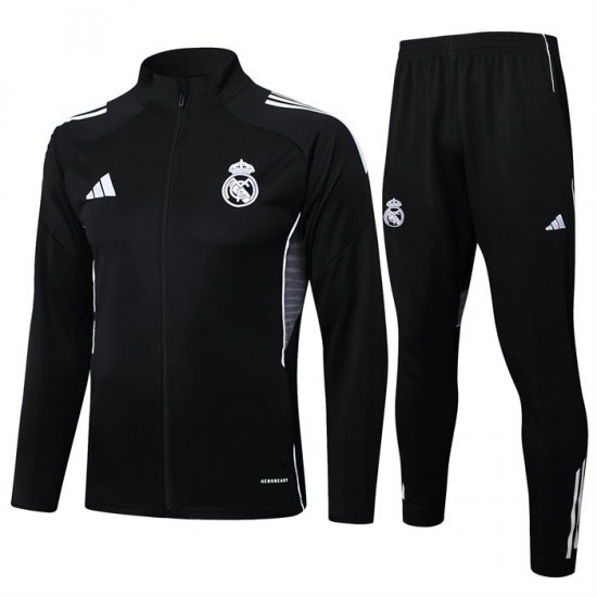 Chandal de Chaqueta del Real Madrid 25-26 Negro - Haga un click en la imagen para cerrar
