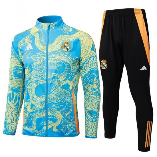 Chandal de Chaqueta del Real Madrid Dragon 2024-25 Azul - Haga un click en la imagen para cerrar