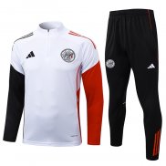 Chandal de Sudadera del Ajax Nino 25-26 Blanco