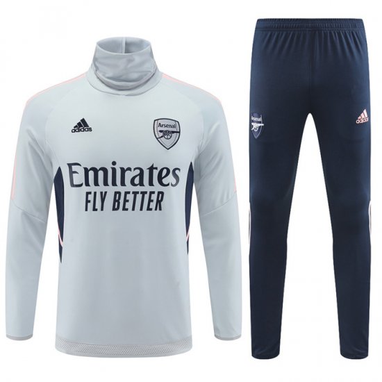 Chandal de Sudadera del Arsenal 2022 Gris - Haga un click en la imagen para cerrar