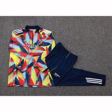 Chandal de Sudadera del Arsenal 25-26 Azul Amarillo Rojo