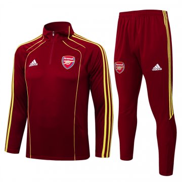 Chandal de Sudadera del Arsenal Nino 25-26 Rojo Amarillo