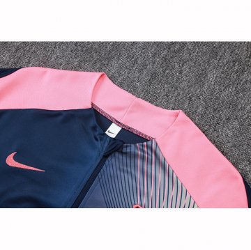 Chandal de Sudadera del Barcelona 2025-26 Azul Rosa