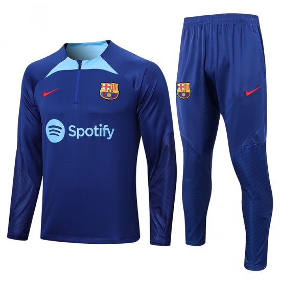 Chandal de Sudadera del Barcelona Nino 2022-2023 Azul - Haga un click en la imagen para cerrar