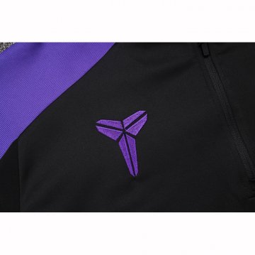 Chandal de Sudadera del Barcelona Nino25-26 Negro Purpura