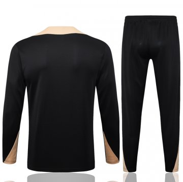 Chandal de Sudadera del Barcelona Nino 24-25 Negro Oro