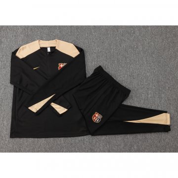 Chandal de Sudadera del Barcelona Nino 24-25 Negro Oro
