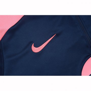 Chandal de Sudadera del Barcelona Nino 25-26 Azul Rosa